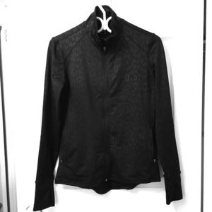 Subtle Cheetah Print Athletic Jacket